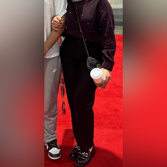 H&M Fine-knit jumper- excellent condition. Burgundy. Out of stuck, as new - Picture 3 of 3